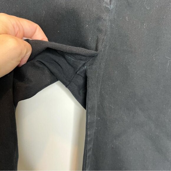 J Crew Mercantile Womens Size 4 Effortless Slim Crop Chino Pant Black Stretch - Picture 8 of 12